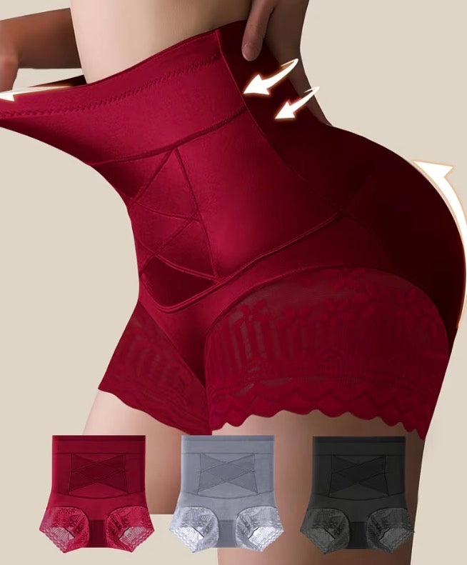 ShapeContour Postpartum CrossLift Sculpting Briefs (3-Pack)