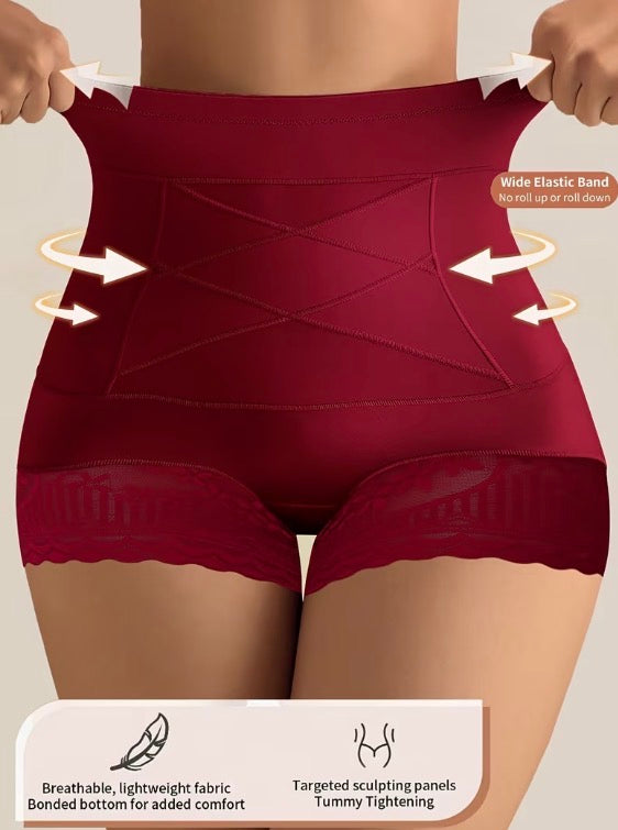 ShapeContour Postpartum CrossLift Sculpting Briefs (3-Pack)