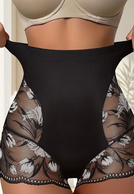 ShapeContour LaceSilk High-Waist Sculpting Brief