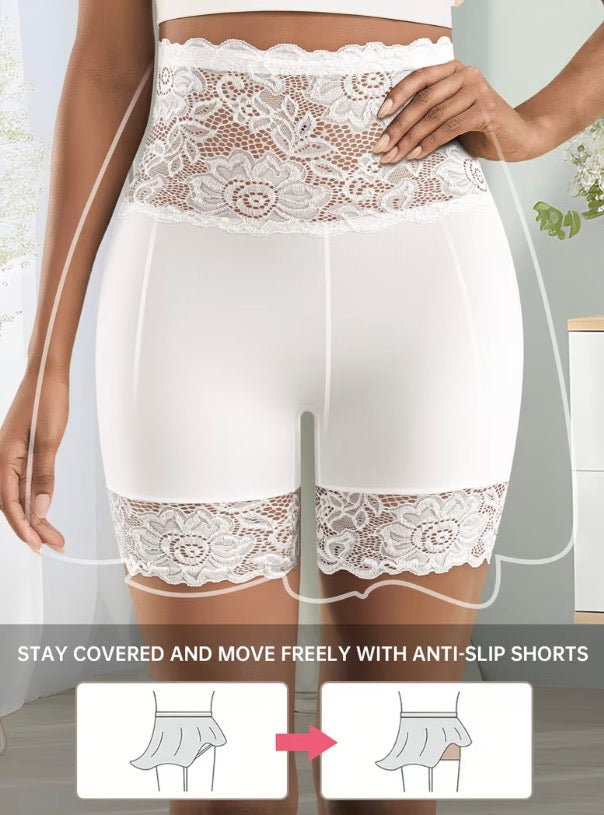 ShapeContour ComfortLace Anti-Chafe Shaping Shorts (3-Pack)